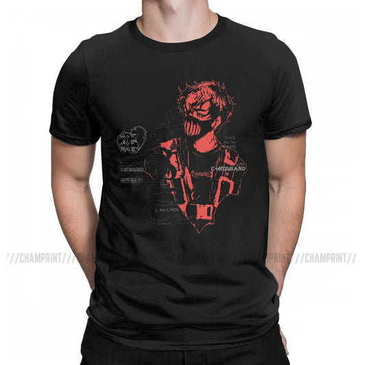Corpse Husband Red T Shirt Men'S Cotton Humorous T-Shirts O Neck Tees Short Sleeve Clothes Graphic