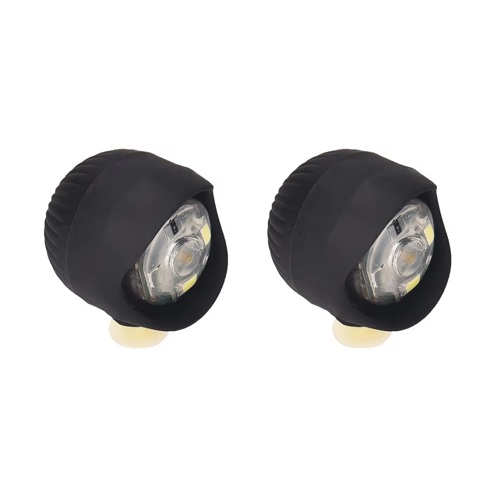 2Pcs PVC LED Shoe Lights Charms Accessories for Night Rides, Walks & Dog Walks,Shoes Charms, 3 Lighting Modes