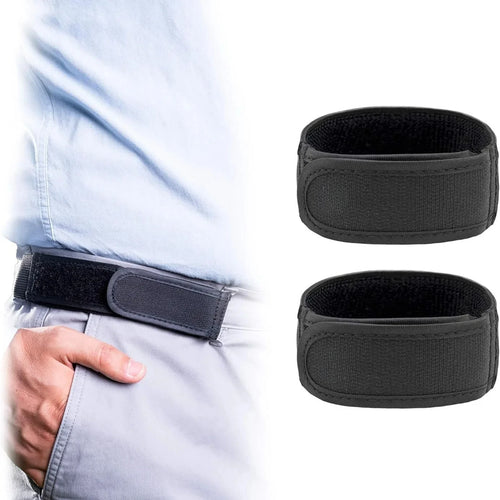 2Pc/1Pc New Buckle Free Waist Belts Men'S Ultra-Soft No Buckle Elastic Belts Fashion Comfortable Belt Loop Buckle-Free Belt