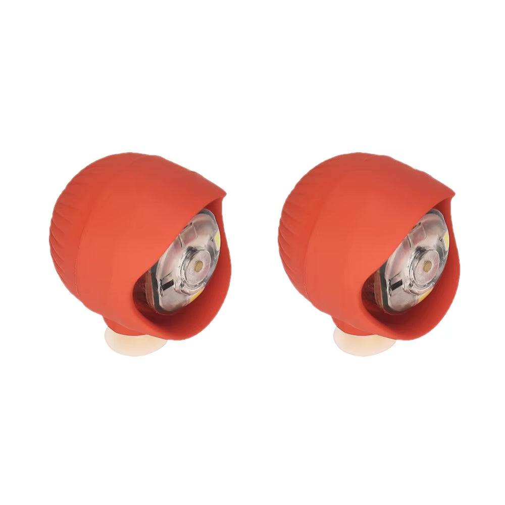 2Pcs PVC LED Shoe Lights Charms Accessories for Night Rides, Walks & Dog Walks,Shoes Charms, 3 Lighting Modes