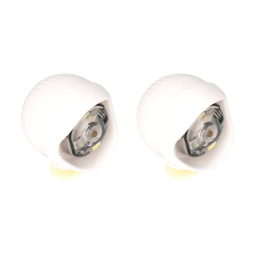 2Pcs PVC LED Shoe Lights Charms Accessories for Night Rides, Walks & Dog Walks,Shoes Charms, 3 Lighting Modes